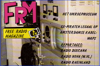 Reportage in Free Radio Magazine november 1985